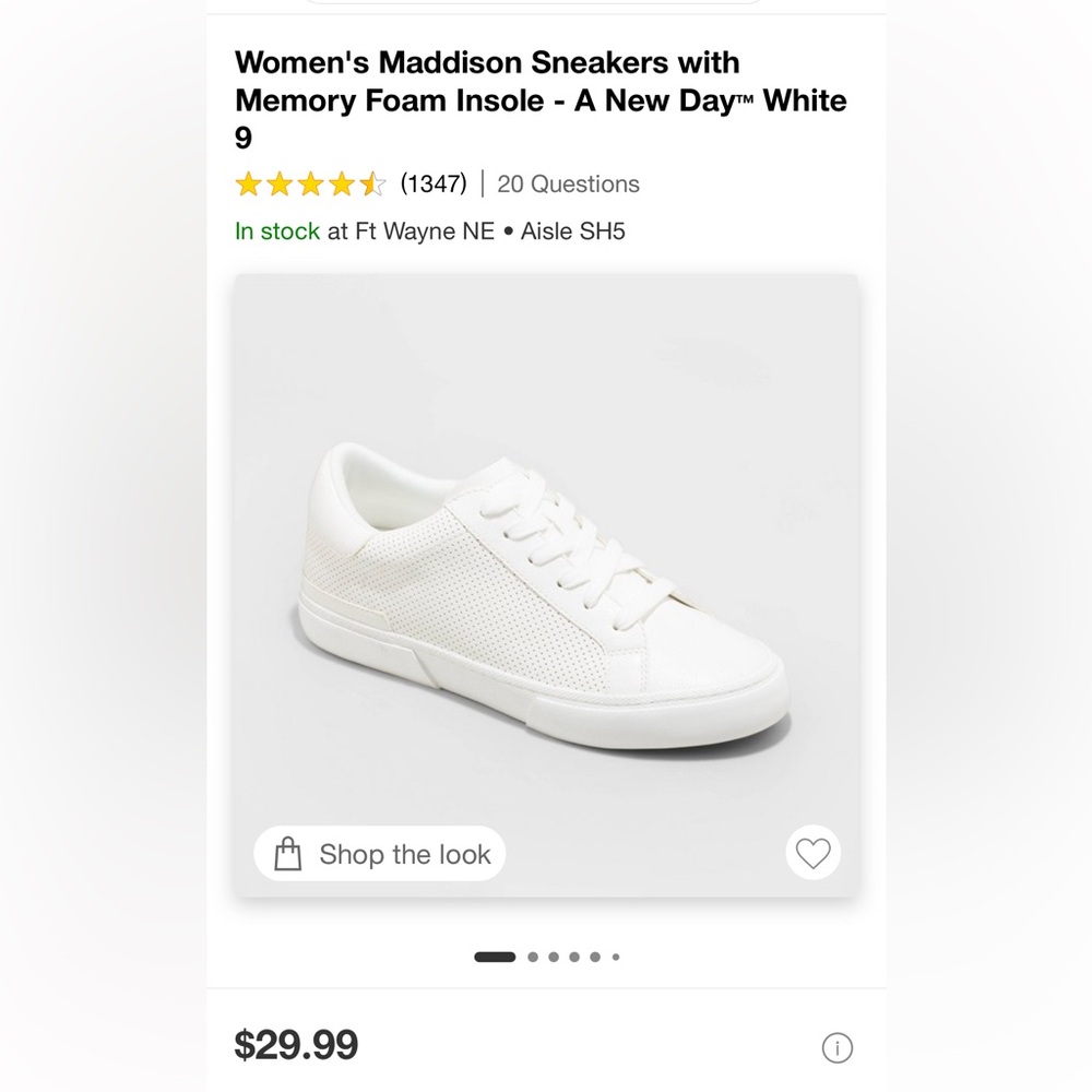 White leather shoes - Picture 5 of 5